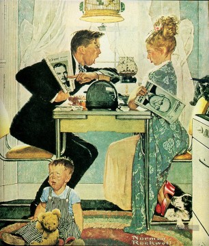 Norman Rockwell Painting - election day Norman Rockwell